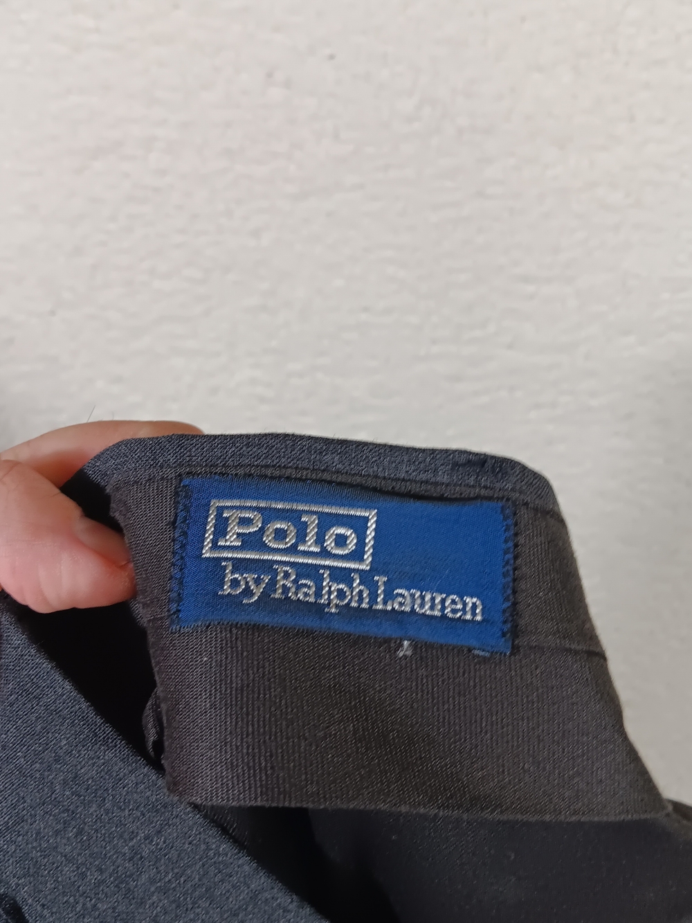 Vintage Polo Ralph Lauren Pants Mens 36x30 Gray 100% Wool Pleated Dress Talon - Picture 2 of 13